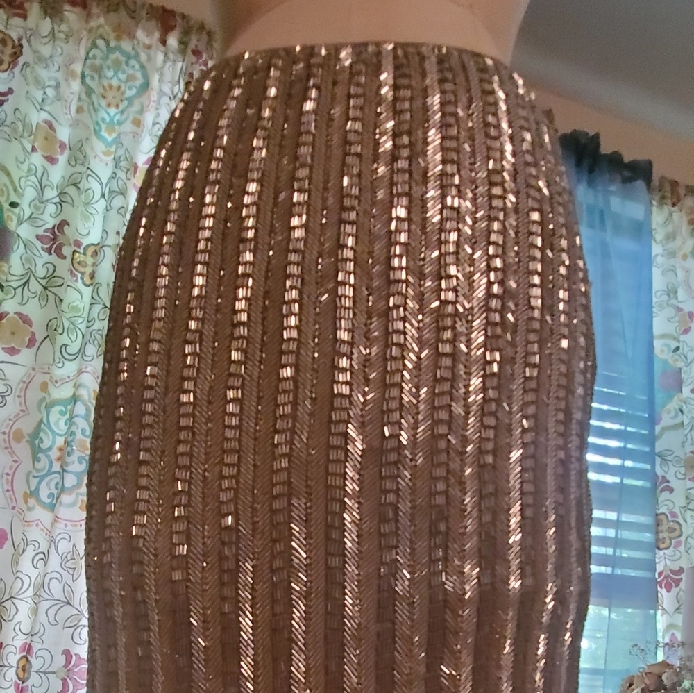 Ralph Lauren Black Label beaded skirt